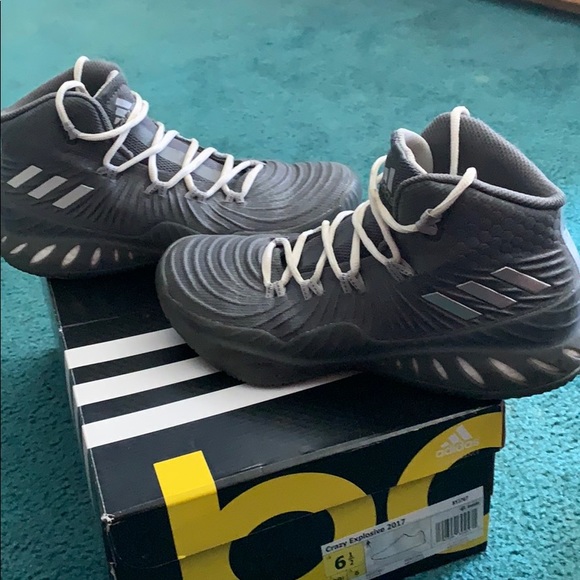 adidas gazelle silver green womens New Adidas Crazy Explosive 2017 Mens 15 Basketball Shoes Green/White   PremierSports
